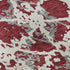 5' X 8' Burgundy Gray And Ivory Abstract Washable Area Rug With UV Protection