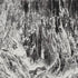 5' X 8' Black And Ivory Abstract Washable Area Rug With UV Protection