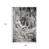 9' X 12' Black And Ivory Abstract Washable Area Rug With UV Protection