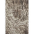 5' X 8' Brown And Beige Abstract Washable Area Rug With UV Protection