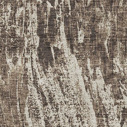 8' X 10' Brown And Beige Abstract Washable Area Rug With UV Protection