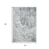 8' X 10' Gray And Ivory Abstract Washable Area Rug With UV Protection