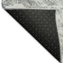8' X 10' Gray And Ivory Abstract Washable Area Rug With UV Protection