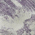 8' Purple And Ivory Abstract Washable Round Rug With UV Protection