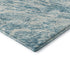 5' X 8' Teal And Ivory Abstract Washable Area Rug With UV Protection