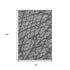 5' X 8' Gray And Charcoal Abstract Washable Area Rug With UV Protection