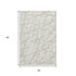 5' X 8' Ivory And Beige Abstract Washable Area Rug With UV Protection