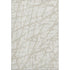 5' X 8' Ivory And Beige Abstract Washable Area Rug With UV Protection