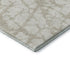 5' X 8' Ivory And Beige Abstract Washable Area Rug With UV Protection