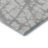 9' X 12' Silver And Gray Abstract Washable Area Rug With UV Protection