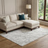9' X 12' Silver And Gray Abstract Washable Area Rug With UV Protection
