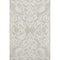 8' X 10' Beige And Ivory Damask Washable Area Rug With UV Protection