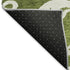 5' X 8' Green And Ivory Damask Washable Area Rug With UV Protection