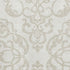 5' X 8' Ivory And Beige Damask Washable Area Rug With UV Protection