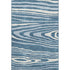 5' X 8' Navy Blue And Ivory Woodland Lodge Washable Area Rug With UV Protection