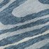 5' X 8' Navy Blue And Ivory Woodland Lodge Washable Area Rug With UV Protection