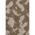 8' X 10' Brown And Beige Abstract Washable Area Rug With UV Protection