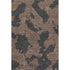 8' X 10' Chocolate And Brown Abstract Washable Area Rug With UV Protection