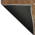 9' X 12' Terra Cotta And Beige Abstract Washable Area Rug With UV Protection