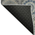 8' X 10' Gray Navy Blue And Beige Ogee Washable Area Rug With UV Protection