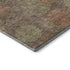 5' X 8' Brown Artichoke Green And Taupe Abstract Washable Area Rug With UV Protection