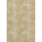 5' X 8' Gold And Beige Abstract Washable Area Rug With UV Protection