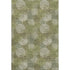 8' X 10' Green And Ivory Abstract Washable Area Rug With UV Protection