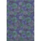 5' X 8' Purple And Green Abstract Washable Area Rug With UV Protection