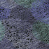 8' Purple And Green Abstract Washable Round Rug With UV Protection