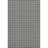 5' X 8' Black And Ivory Geometric Washable Area Rug With UV Protection
