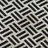 8' X 10' Black And Ivory Geometric Washable Area Rug With UV Protection