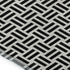 8' X 10' Black And Ivory Geometric Washable Area Rug With UV Protection