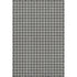 9' X 12' Black And Ivory Geometric Washable Area Rug With UV Protection