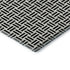 9' X 12' Black And Ivory Geometric Washable Area Rug With UV Protection