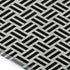 9' X 12' Black And Ivory Geometric Washable Area Rug With UV Protection