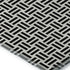 9' X 12' Black And Ivory Geometric Washable Area Rug With UV Protection