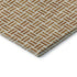 8' X 10' Copper And Ivory Geometric Washable Area Rug With UV Protection