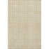 5' X 8' Gold And Ivory Geometric Washable Area Rug With UV Protection