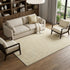 9' X 12' Gold And Ivory Geometric Washable Area Rug With UV Protection