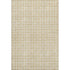 9' X 12' Gold And Ivory Geometric Washable Area Rug With UV Protection