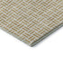 9' X 12' Gold And Ivory Geometric Washable Area Rug With UV Protection
