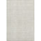 5' X 8' Ivory And Beige Geometric Washable Area Rug With UV Protection