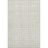 5' X 8' Ivory And Beige Geometric Washable Area Rug With UV Protection