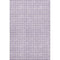 5' X 8' Lavender And Ivory Geometric Washable Area Rug With UV Protection
