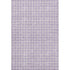5' X 8' Lavender And Ivory Geometric Washable Area Rug With UV Protection