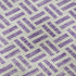 5' X 8' Lavender And Ivory Geometric Washable Area Rug With UV Protection