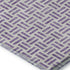 5' X 8' Lavender And Ivory Geometric Washable Area Rug With UV Protection
