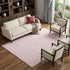 8' X 10' Pink And Ivory Geometric Washable Area Rug With UV Protection