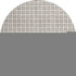 8' Taupe And Ivory Geometric Washable Round Rug With UV Protection