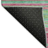 5' X 8' Blush Green And Blue Striped Washable Area Rug With UV Protection